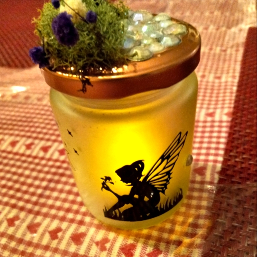 Hand Crafted Fairy Jar